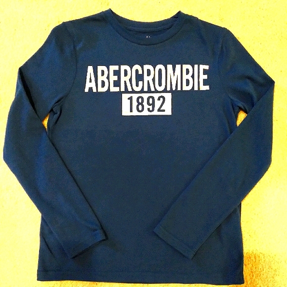 Abercrombie Kids Hologram Logo Long Sleeve Tee - Picture 2 of 3